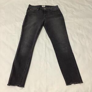 Hudson Natalie super Skinny Mid-Rise black Wash Jeans Size 28